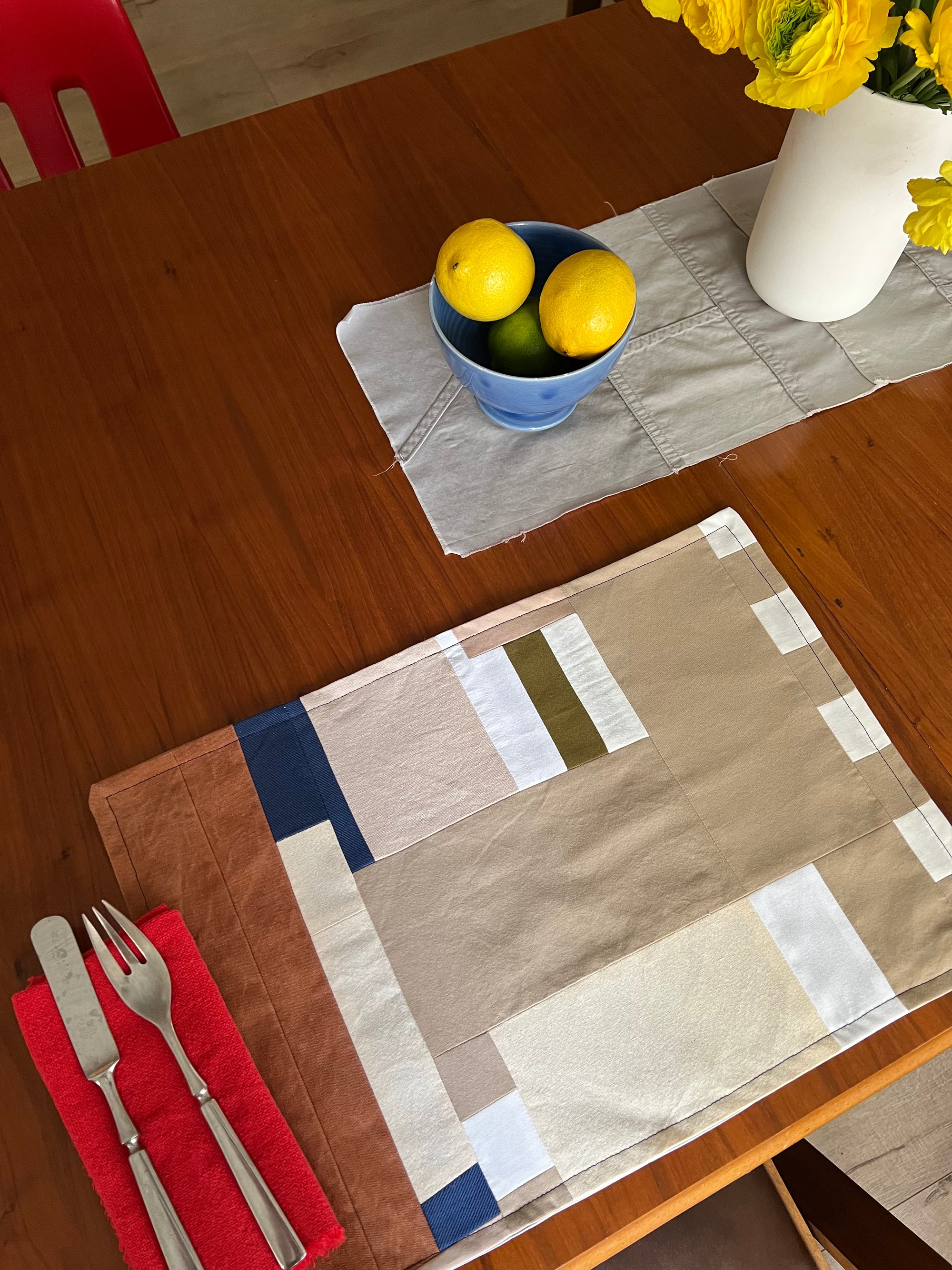 Patchwork with Rose Ponizil - Placemats and Coasters